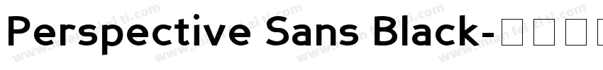 Perspective Sans Black字体转换
